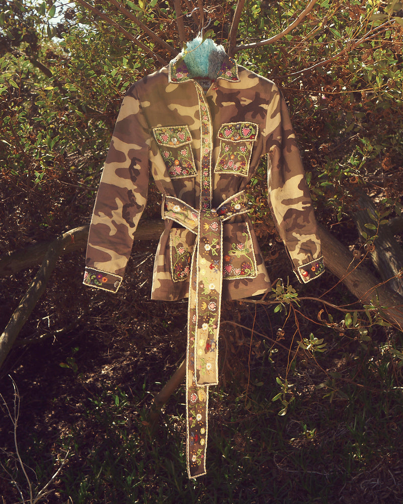Flower Bomb Jacket - Camo