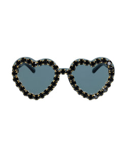 I Heart U Funglasses - Black