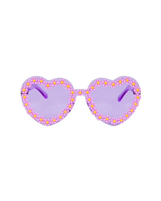 I Heart Hippies Funglasses - Purple