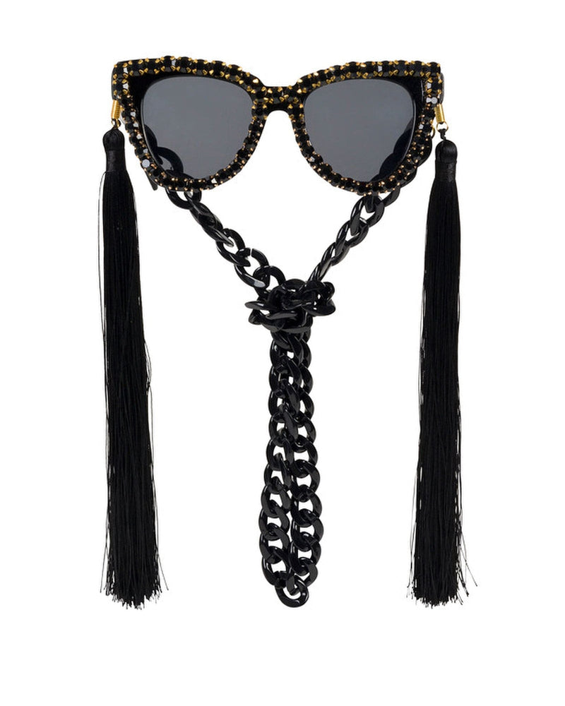 The Beatnik Rhinestone Funglasses
