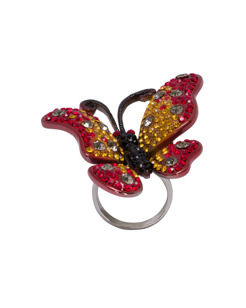 Mariposa Ring - Red / Yellow