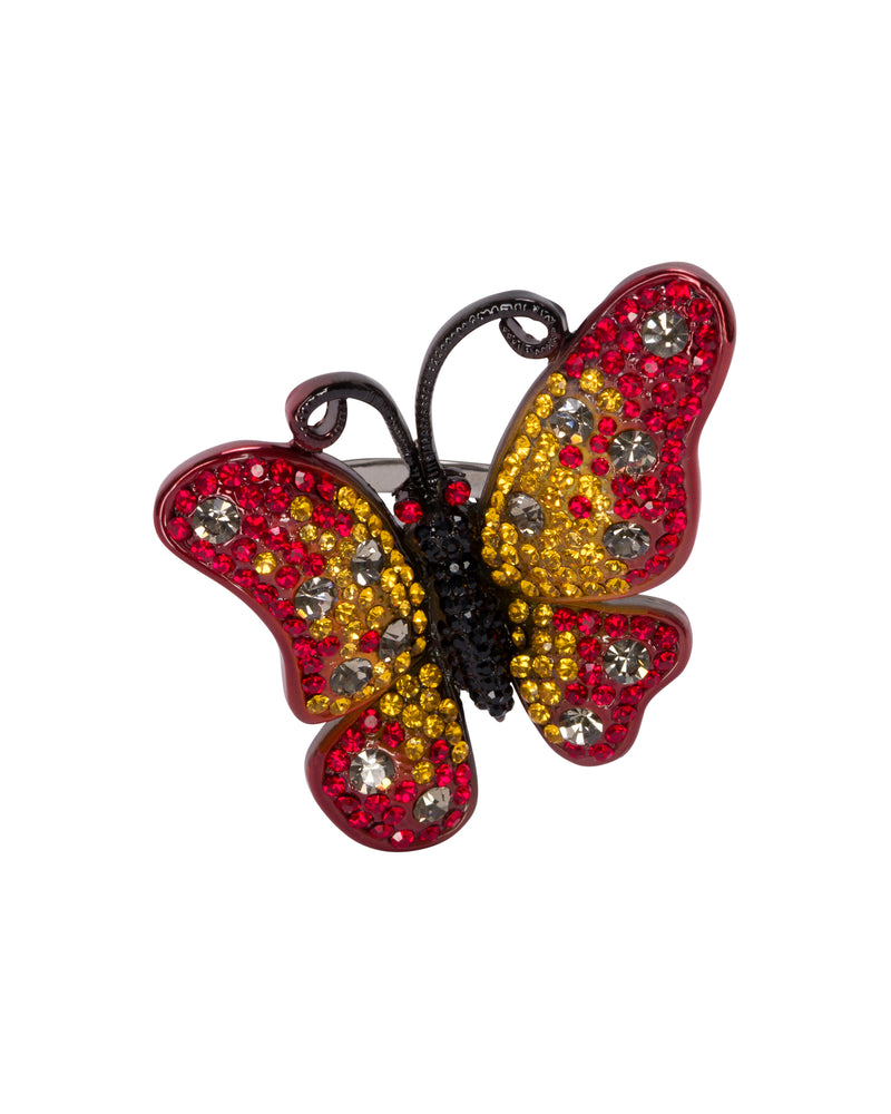 Mariposa Ring - Red / Yellow