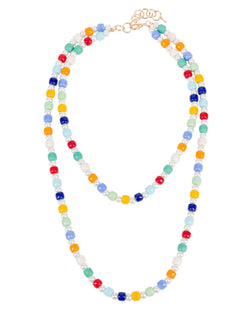 Miracles Glass Beaded Necklace