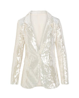 Disco Diva Sequin Suit - White