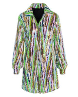 Martini Dress - Lime Glitter