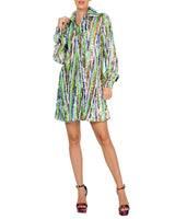 Martini Dress - Lime Glitter