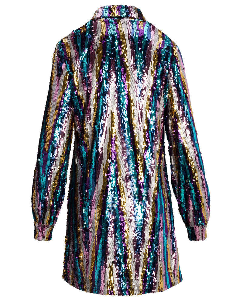 Martini Dress - Rainbow Glitter