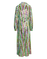 Martini Maxi Dress - Lime Glitter