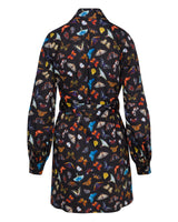 The Butterfly Shirt Dress - Black
