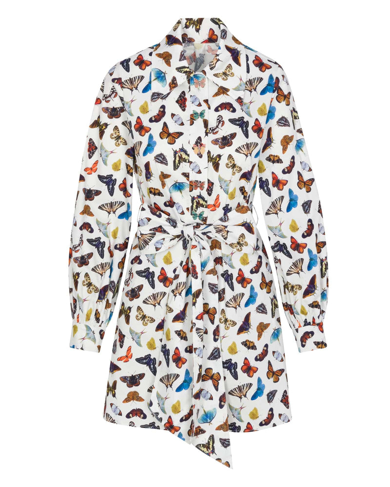 The Butterfly Shirt Dress - Ivory