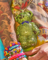 Grateful Dead Fabulous Dancing Bear Clutch - Green