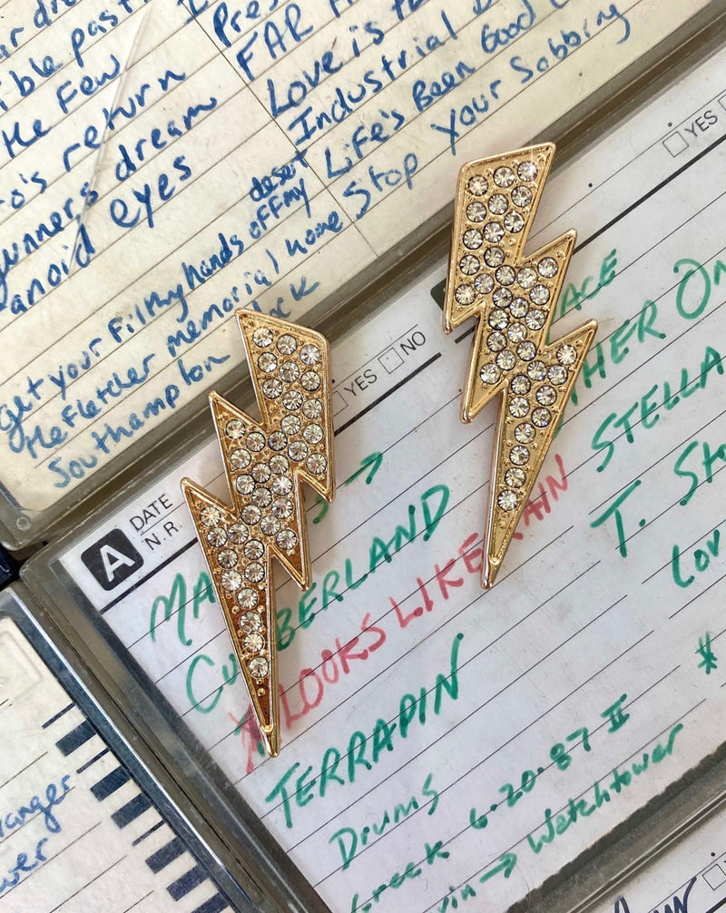 Heady'er Than Thou Rhinestone Earrings