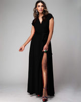 Jasmine Maxi Dress - Black - Meghan Fabulous
