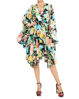 Sunset Dress - Black Watercolor