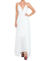 Enchanted Garden Maxi Dress - White