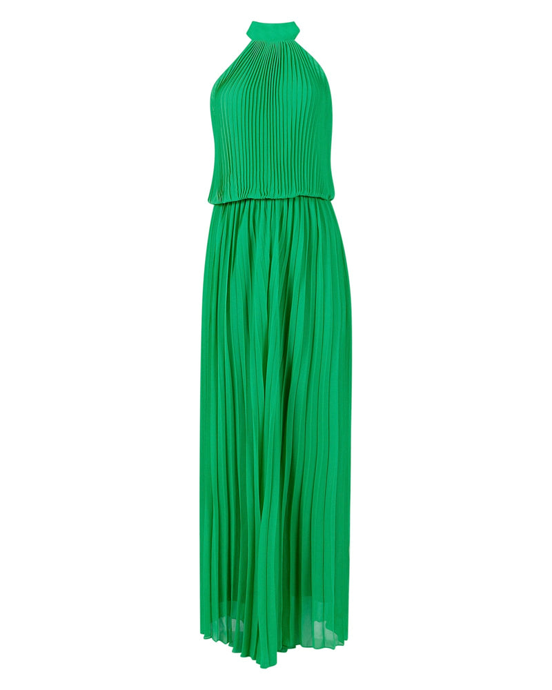 Wild Orchid Pleat Jumpsuit - Emerald – Meghan Fabulous