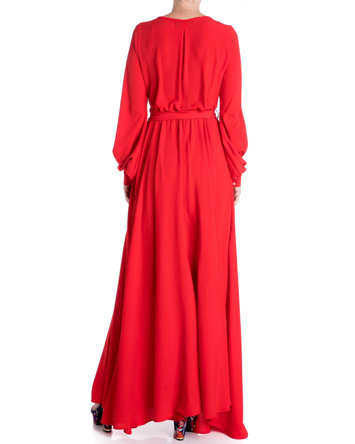 LilyPad Maxi Dress - Cherry