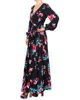 LilyPad Maxi Dress - Orchid Black