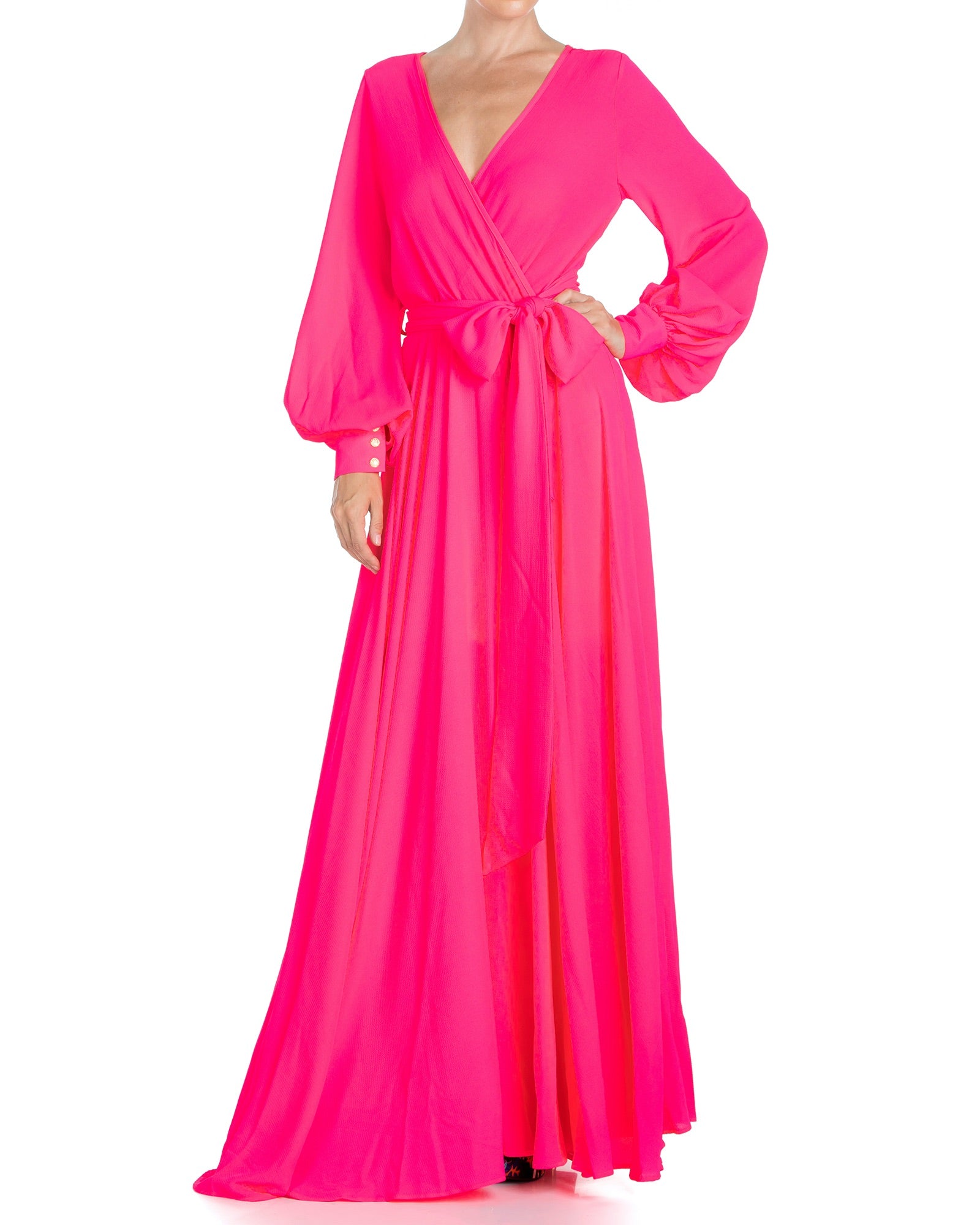 Meghan la wrap maxi dress sales