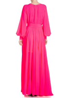 LilyPad Maxi Dress - Neon Pink – Meghan Fabulous