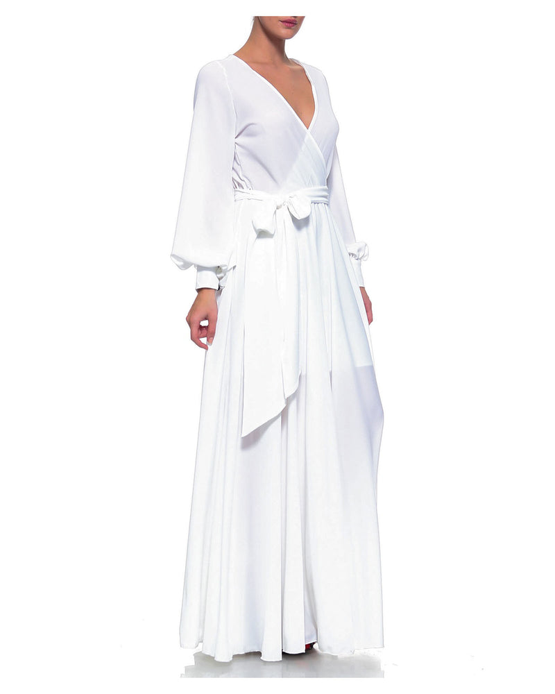 LilyPad Maxi Dress - White