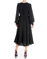 LilyPad Midi Dress - Black